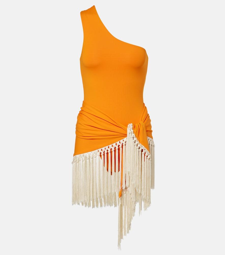 taller marmo yacare swimsuit and beach cover-up set