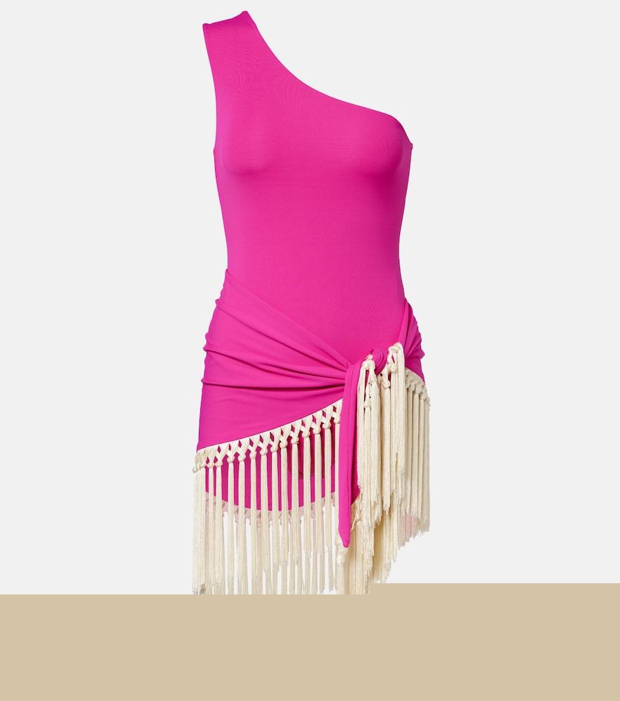 taller marmo yacare swimsuit and beach cover-up set