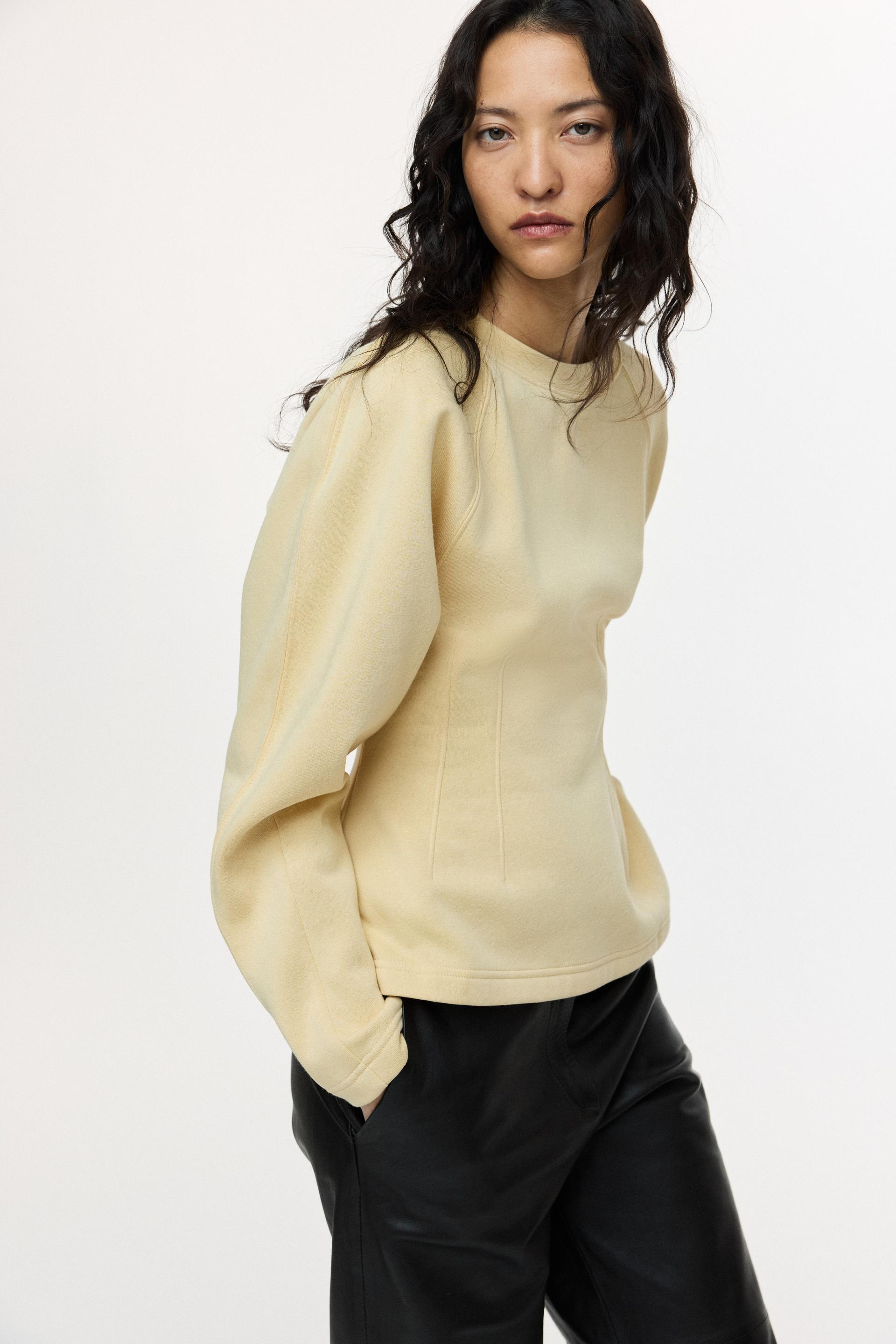 tapered-waist sweatshirt