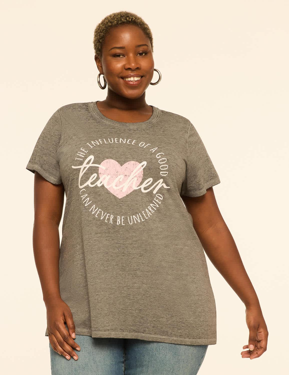 teacher love graphic tee