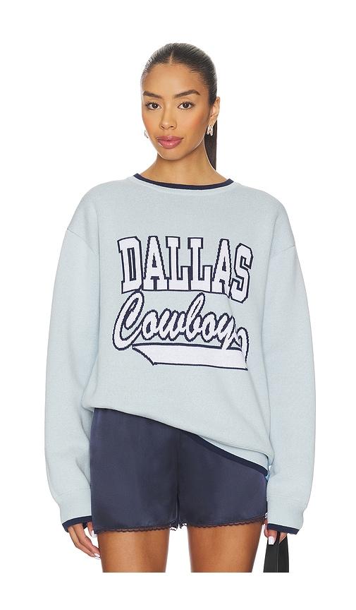 terez x revolve cowboys crew pullover in blue. - size xs (also in xxs)