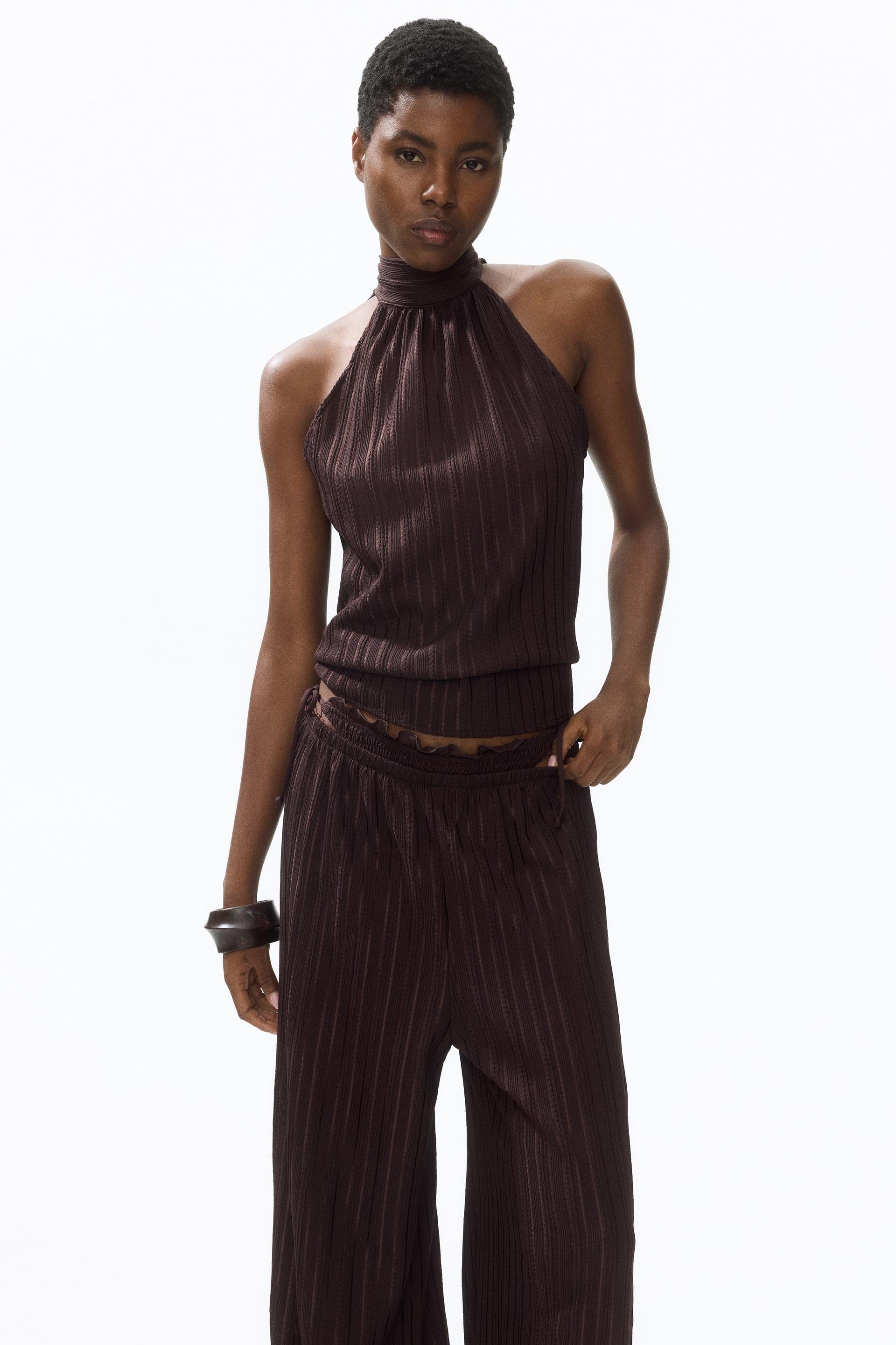 textured jersey top