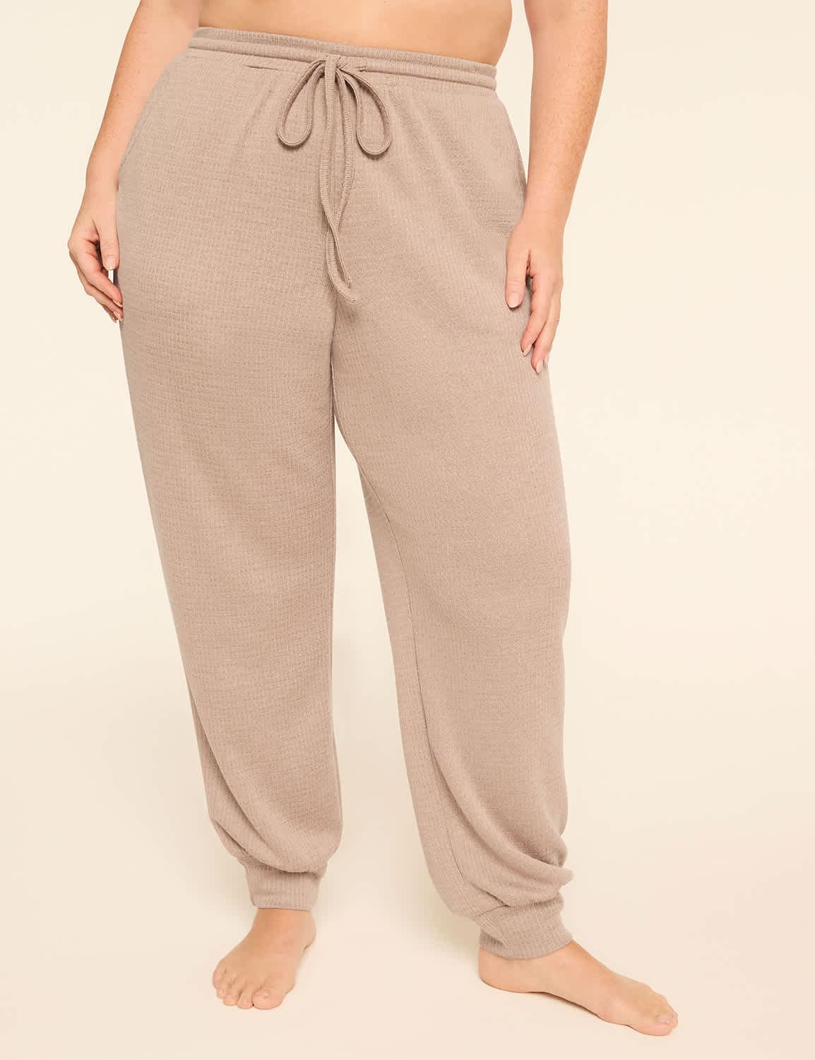 textured knit lounge jogger