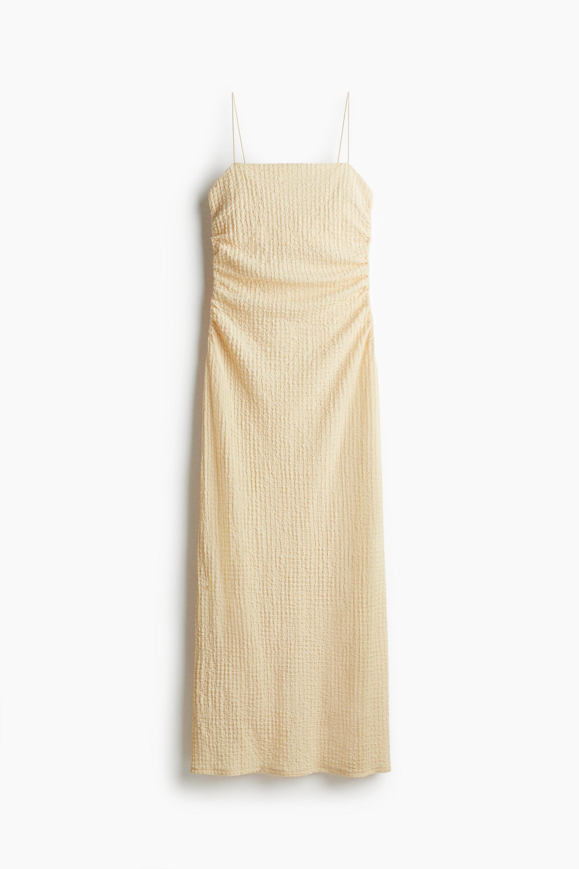 textured slip dress