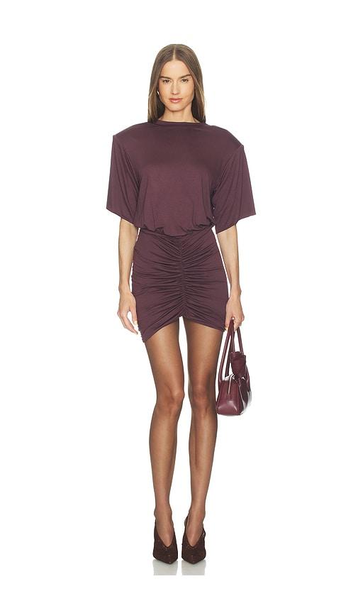 the andamane lennox t-shirt mini dress in purple. - size 38/xs (also in 40/s)