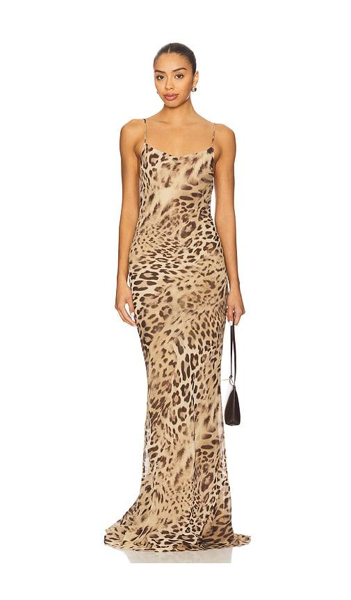 the andamane ninfea slip dress in brown. - size 42/m (also in 44/l)