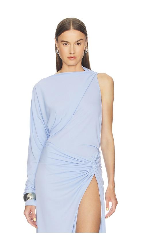 the andamane serena bodysuit one shoulder in baby blue. - size 40/s (also in 42/m)