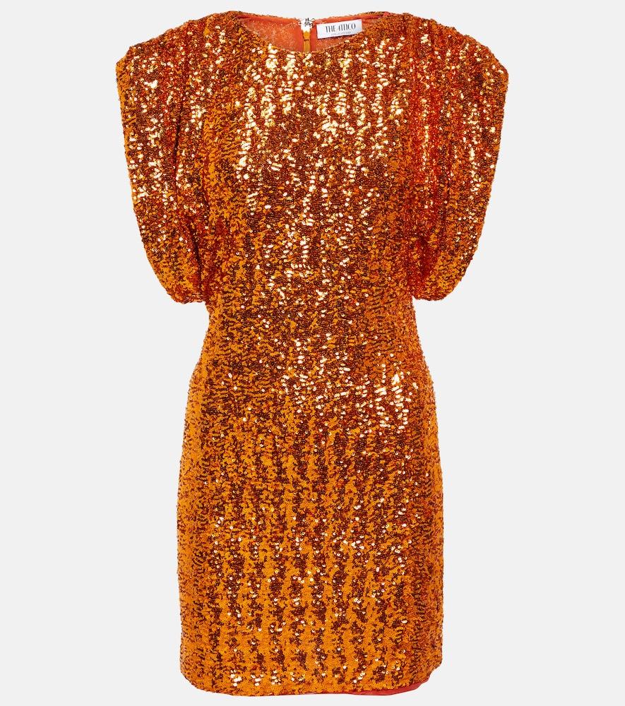 the attico annie sequined minidress