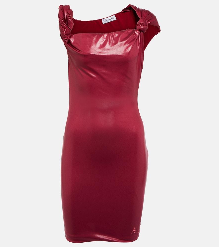 the attico cassie jersey minidress