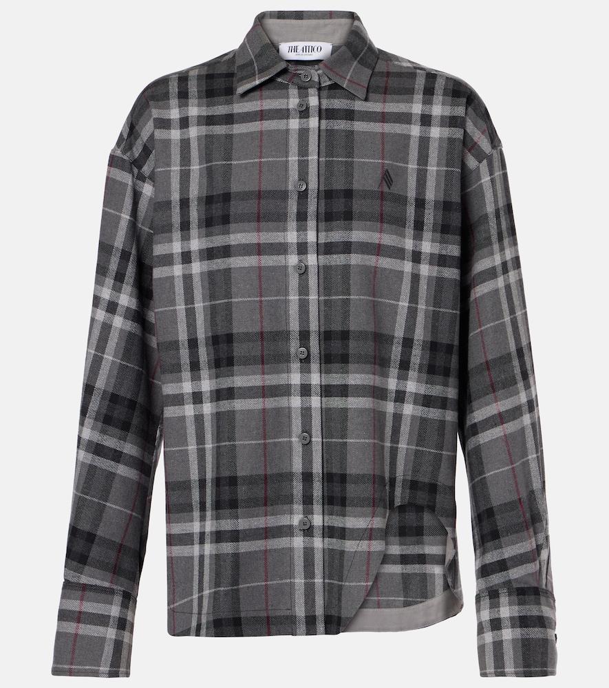 the attico cotton-blend shirt