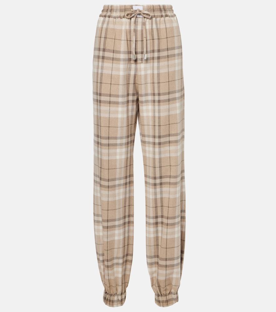 the attico cotton-blend sweatpants