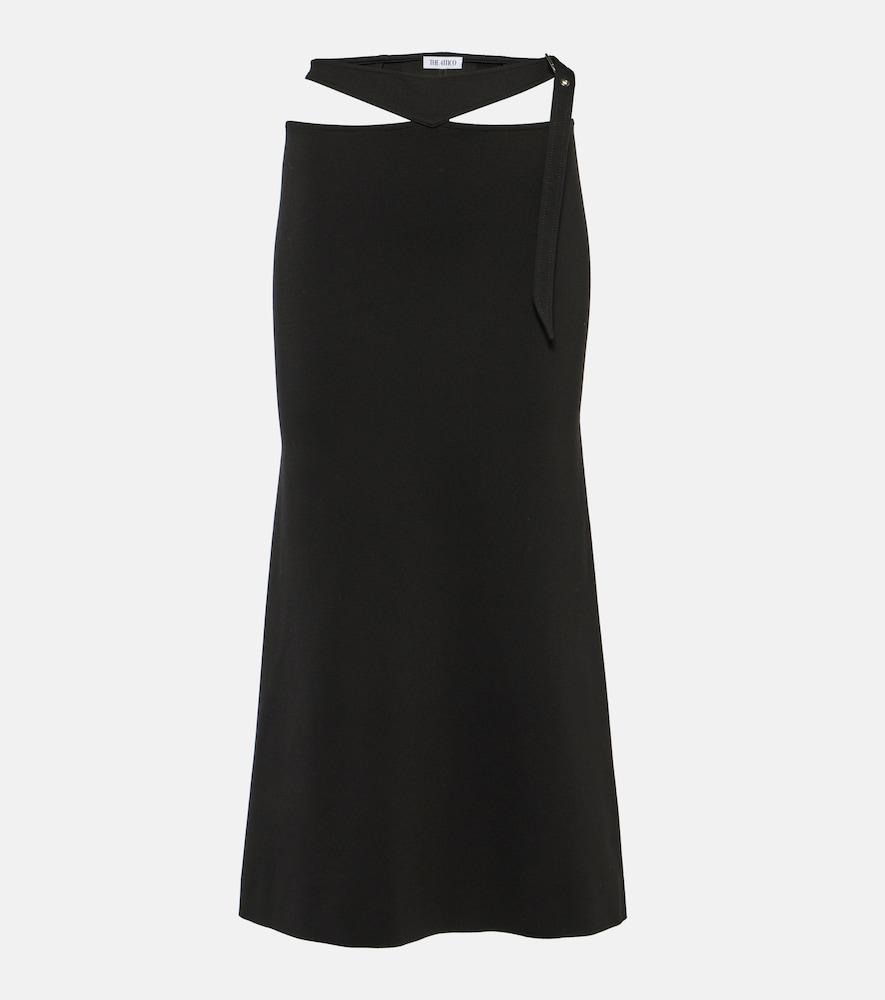 the attico cutout midi skirt