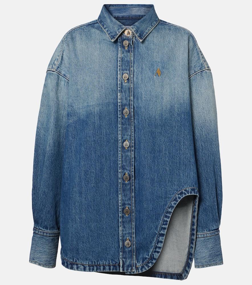 the attico denim shirt