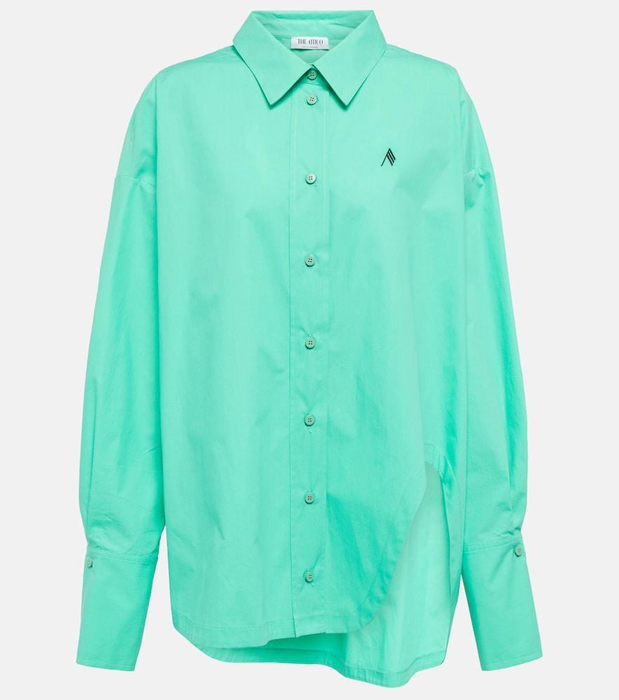 the attico diana cotton canvas shirt