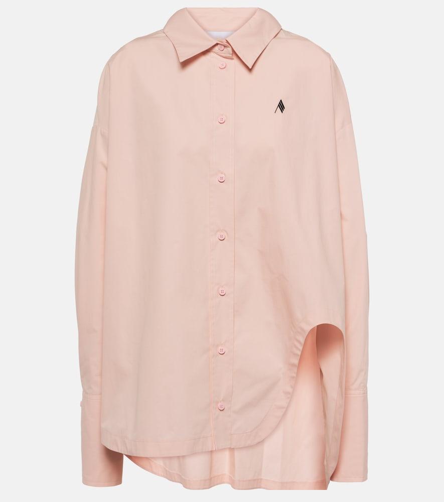 the attico diana cotton poplin shirt