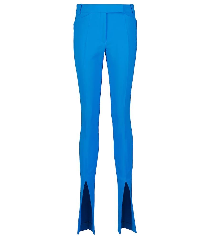 the attico freja high-rise techno crêpe pants