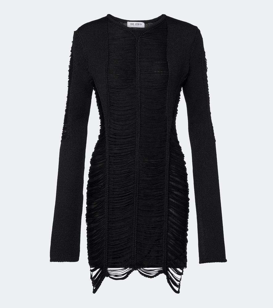the attico fringed minidress