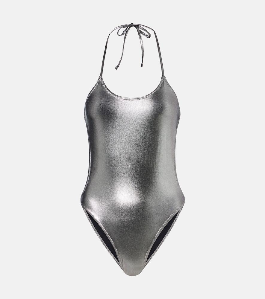 the attico halterneck swimsuit