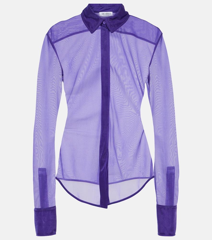the attico knitted shirt