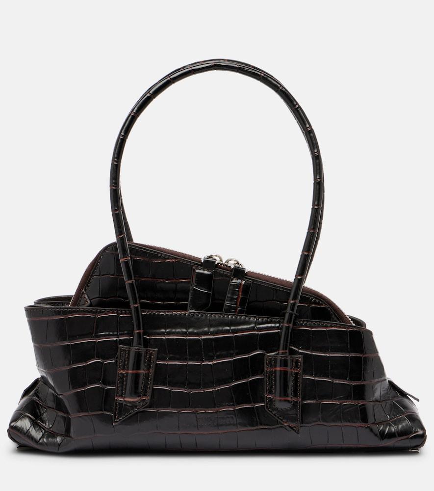 the attico la passeggiata small leather shoulder bag