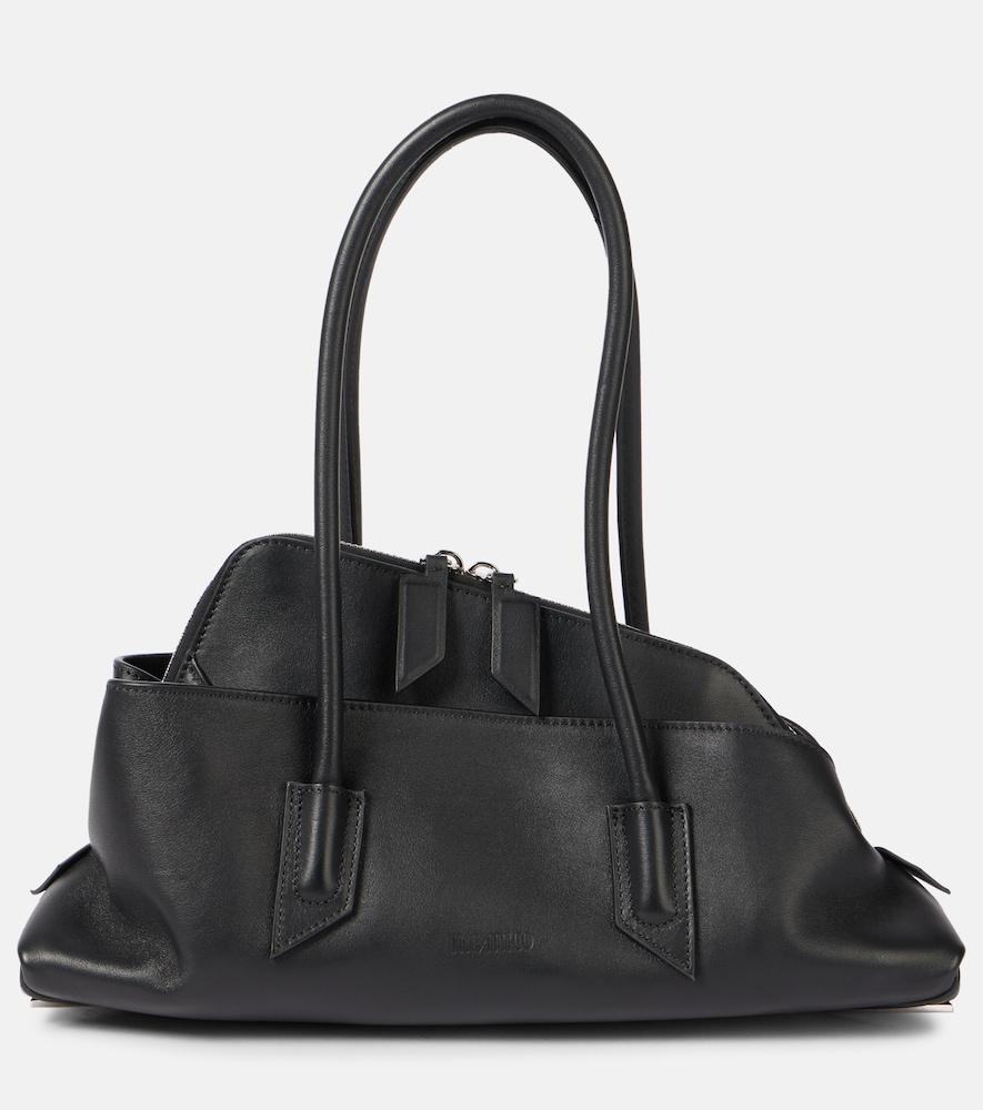 the attico la passeggiata small leather tote bag