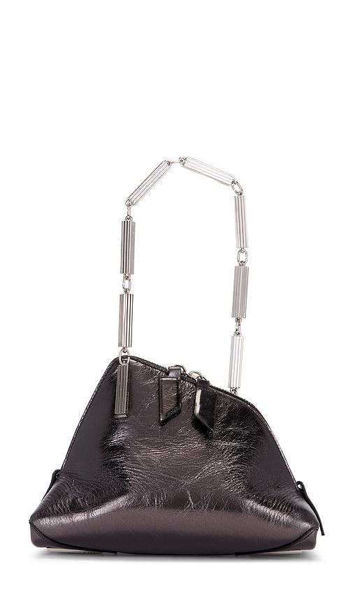 the attico la scala clutch in grey.