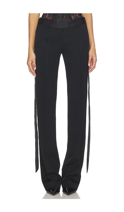 the attico long suit pant in black. - size 36 (also in 44, 40)