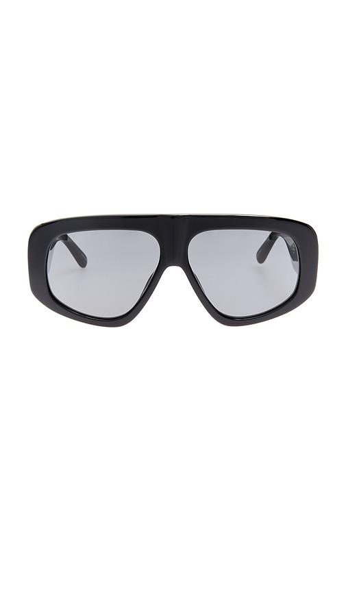 the attico milano sunglasses in black.