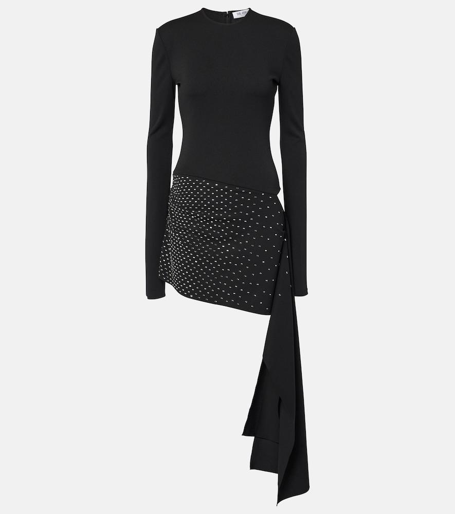 the attico sash embellished minidress