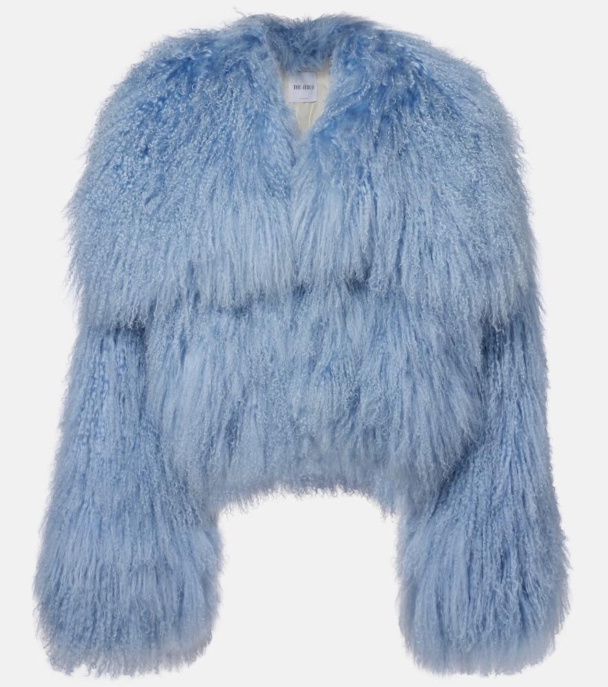 the attico shearling jacket