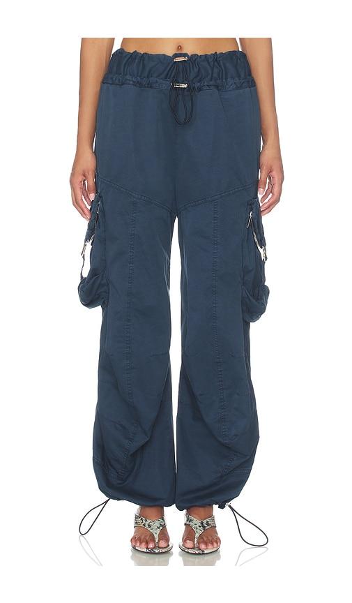 the attico utility balloon pant in navy. - size 36 (also in 38)
