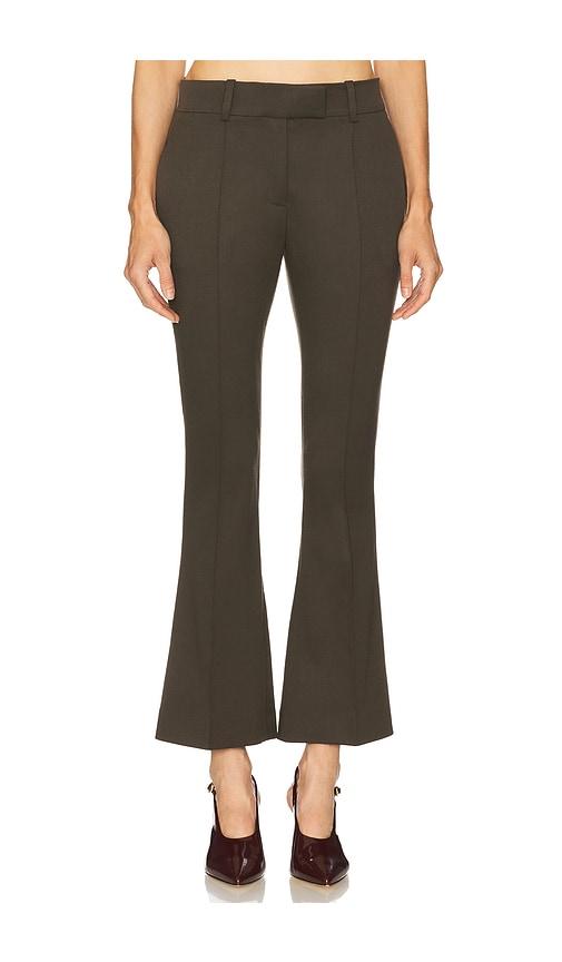 the attico wool long pant in brown. - size 40 (also in 42, 44)