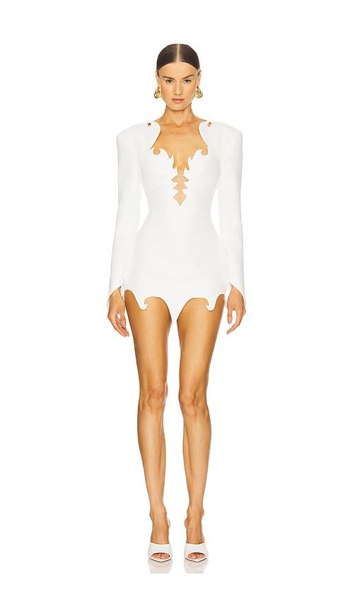 the dolls house aurora mini dress in ivory. - size m (also in s, xs)