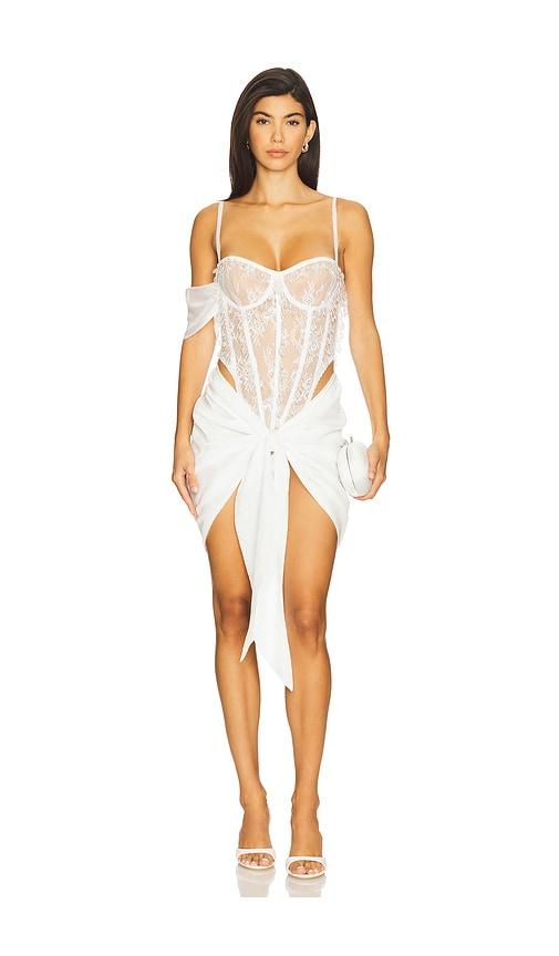 the dolls house cici cami dress in white. - size l (also in xs, s, m, xl)