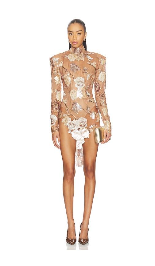 the dolls house gardinia romper in nude. - size l (also in m, s, xs)