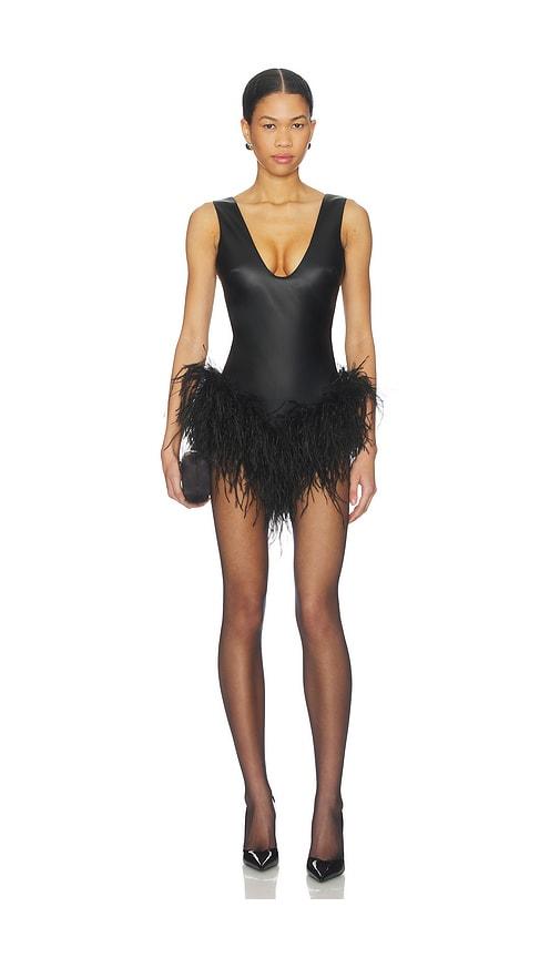 the dolls house kenya romper in black. - size l (also in xs)