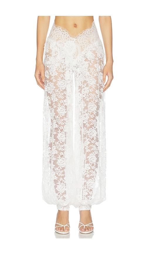 the dolls house libbi trouser in white. - size m (also in s)