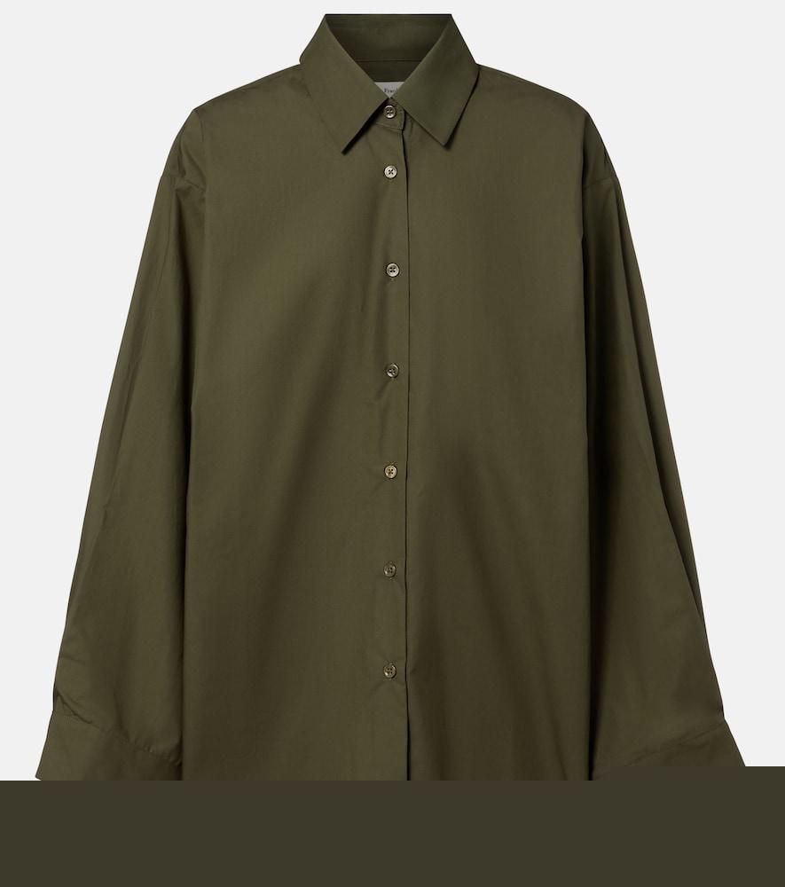 the frankie shop tila oversized cotton shirt