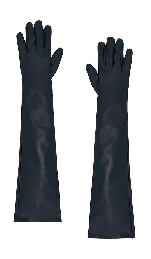 the garment t g gloves in navy.