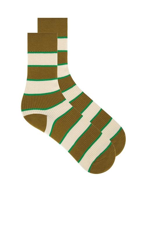 the great the collegiate sock in green.