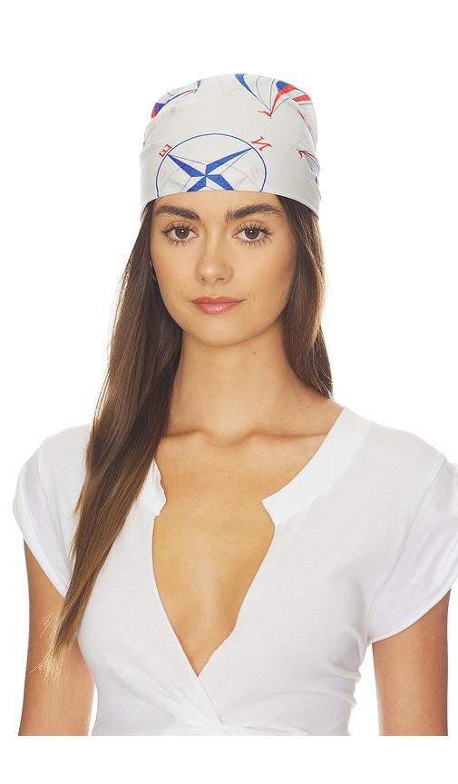 the great the sailboat bandana in white.