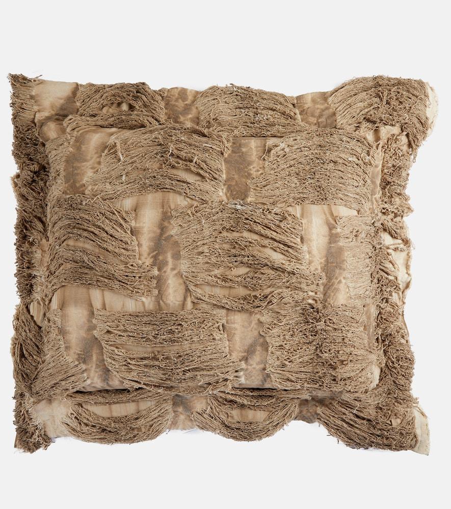 the house of lyria bolma wool and cotton pillow