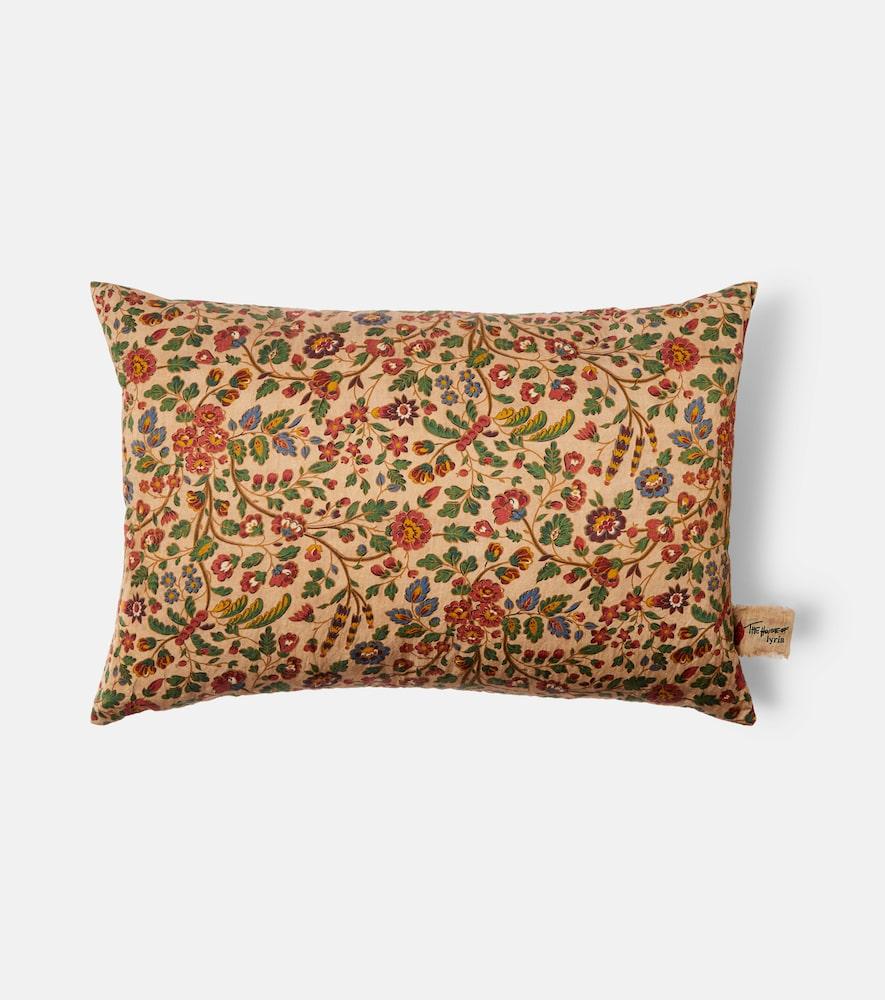 the house of lyria santolina floral cushion