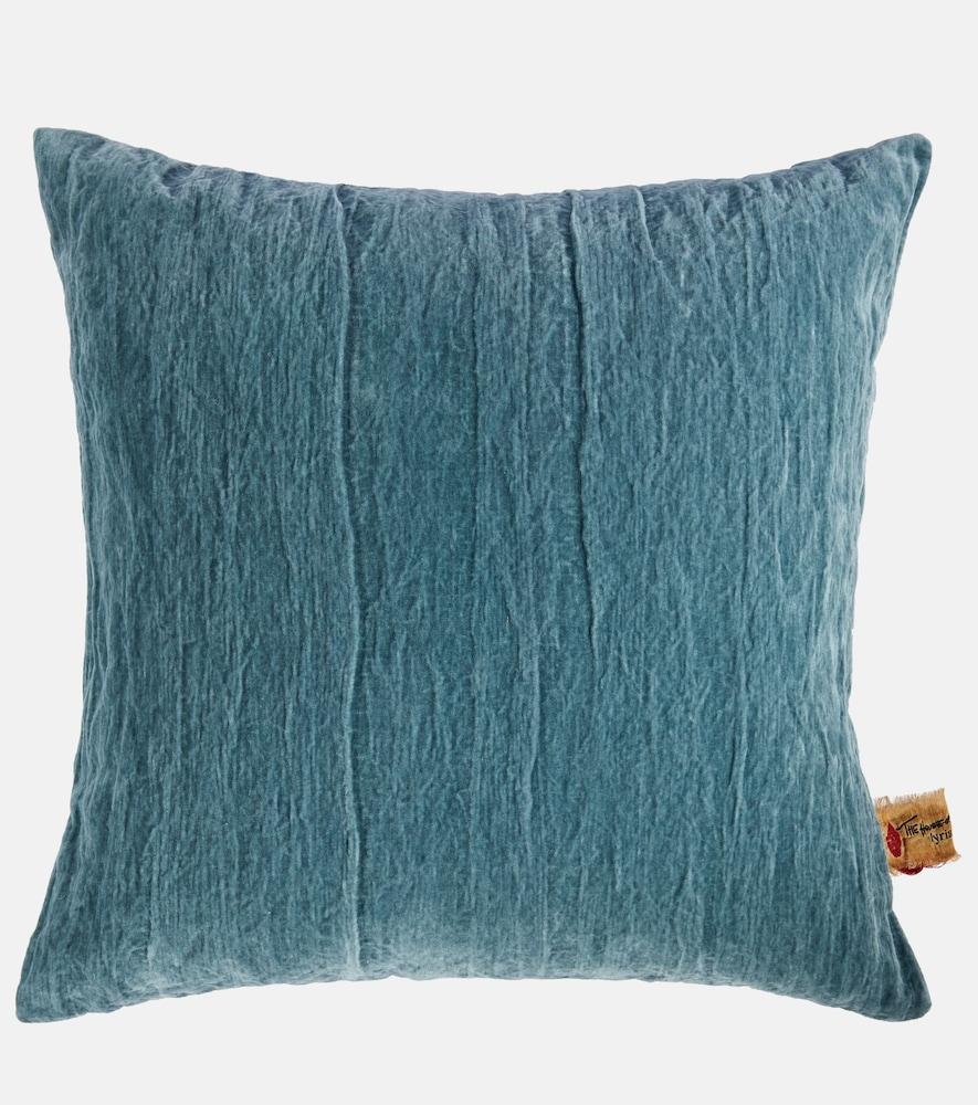 the house of lyria sterna cotton velvet pillow