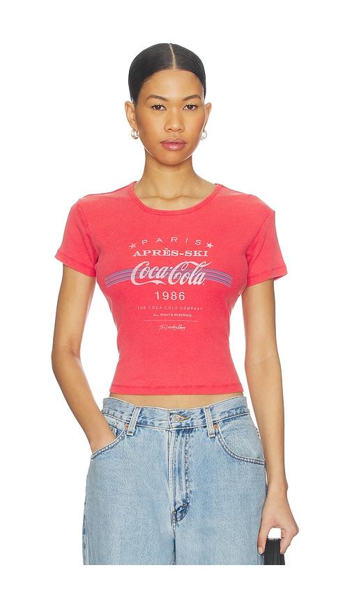 the laundry room apres ski coca cola baby tee in red. - size l (also in xs, m, xl)