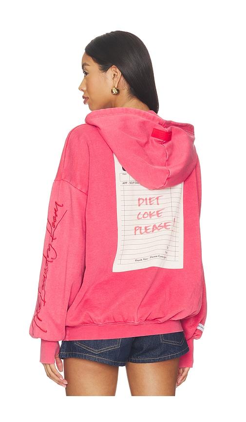 the laundry room diet coke please hideout hoodie in red. - size s (also in xs)