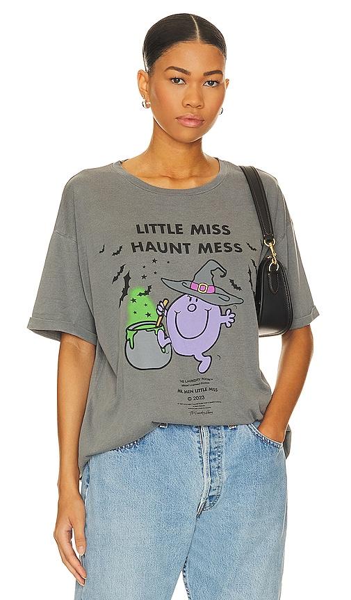 the laundry room little miss haunt mess oversized tee in grey. - size l (also in xs, s, m)