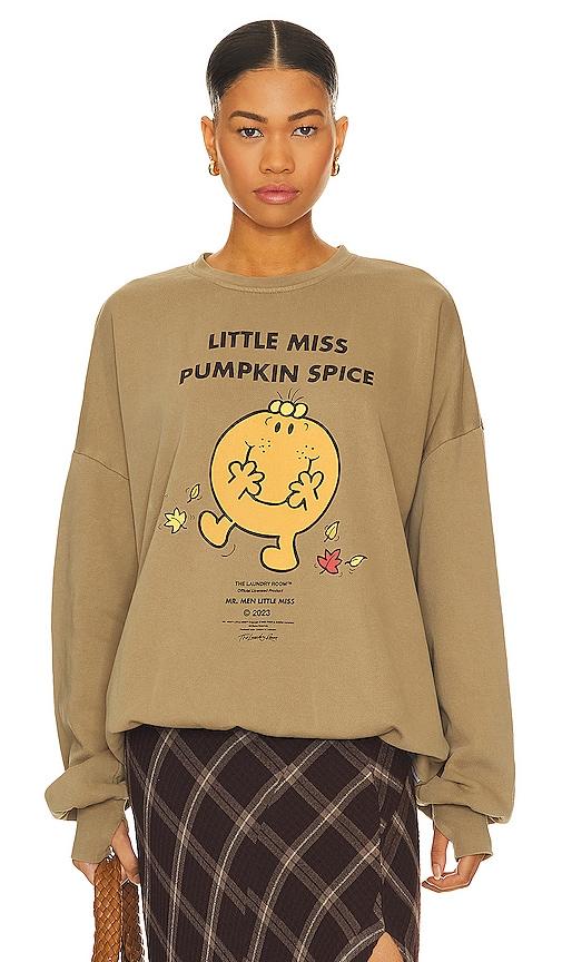 the laundry room little miss pumpkin spice jumper in tan. - size l (also in xs, s, m)