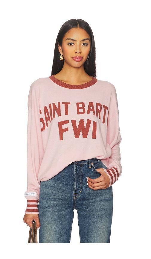 the laundry room saint barth fwi sweater in pink. - size l (also in s)