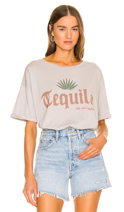 the laundry room tequila tee in light grey. - size l (also in m, s, xs)
